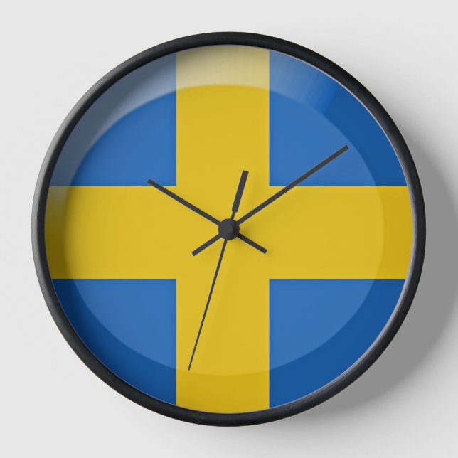 Horloge Drapeau suédois (Recto)