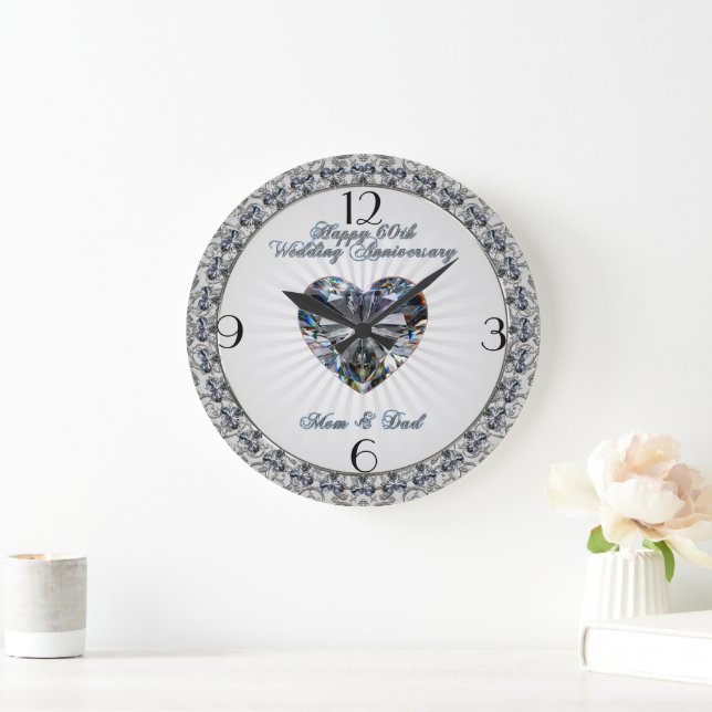 Horloge du 60e anniversaire du Diamond Heart Maria (Maison)