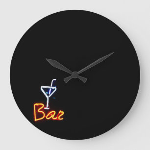 Horloge du bar de l'heure du cocktail