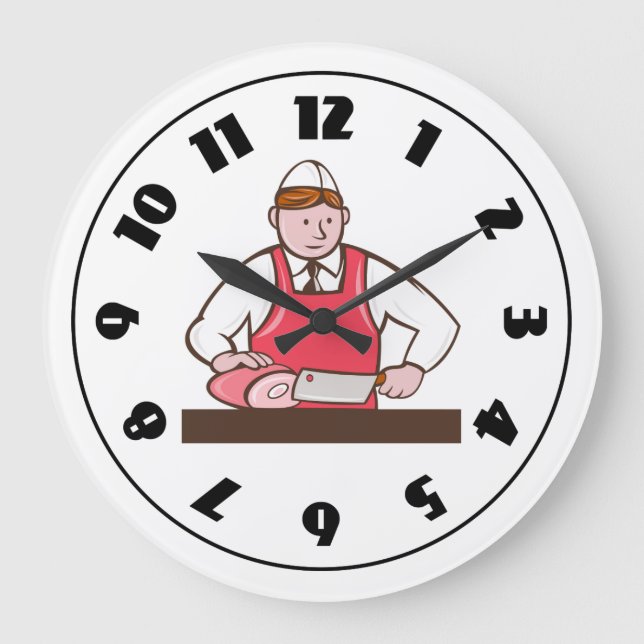 Horloge du boucher (Recto)