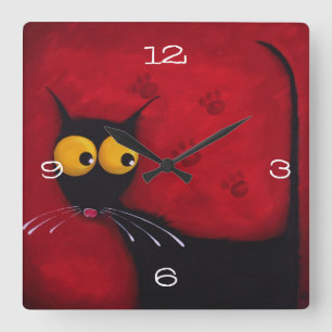 Horloge du chat Stressie