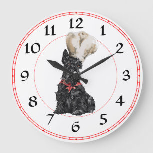 Horloge du chef écossais Terrier