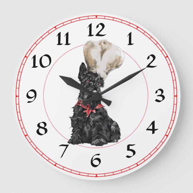 Horloge du chef écossais Terrier (Recto)