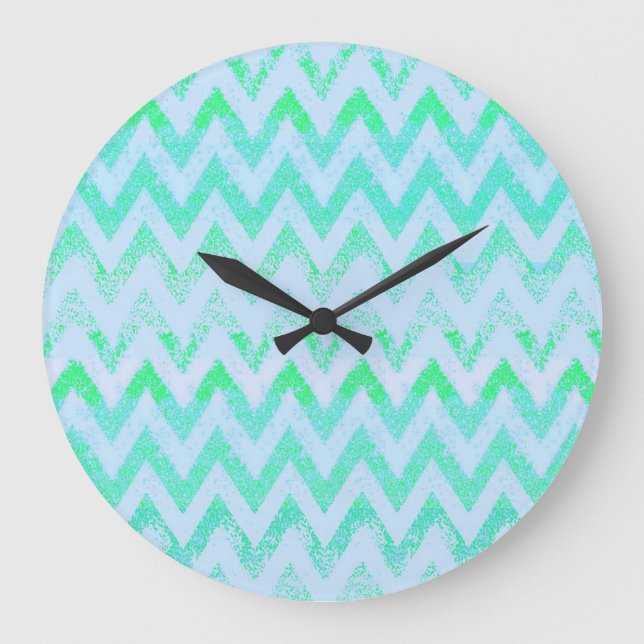 horloge du chevron de menthe (Recto)