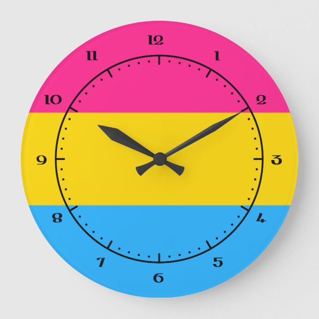Horloge du drapeau de la transexualité (Recto)