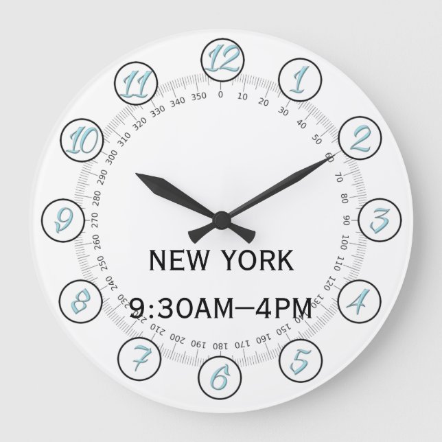 Horloge du fuseau horaire (Recto)