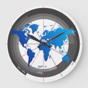 Horloge du fuseau horaire du Forex Markets GMT-5