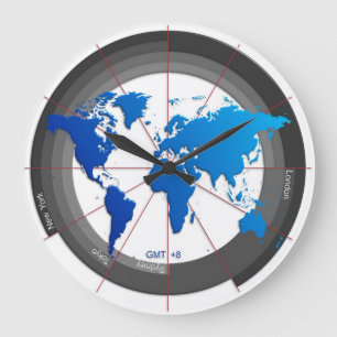 Horloge du fuseau horaire du Forex Markets GMT+8 h