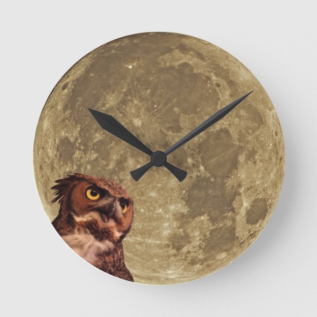Horloge du hibou de la nuit (Recto)