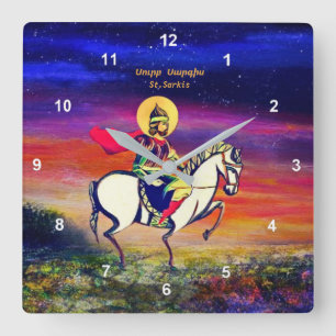 Horloge du mur acrylique Saint-Sarkis