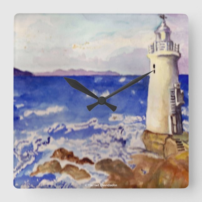 HORLOGE DU MUR - CADEAUX DESIGNER DE LA PLAGE (Recto)