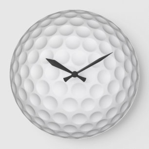 Horloge du mur de balle de golf
