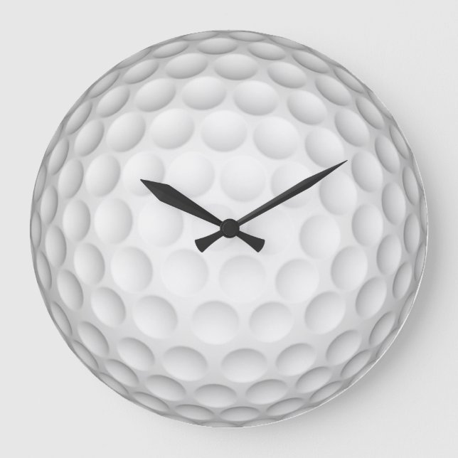 Horloge du mur de balle de golf (Recto)