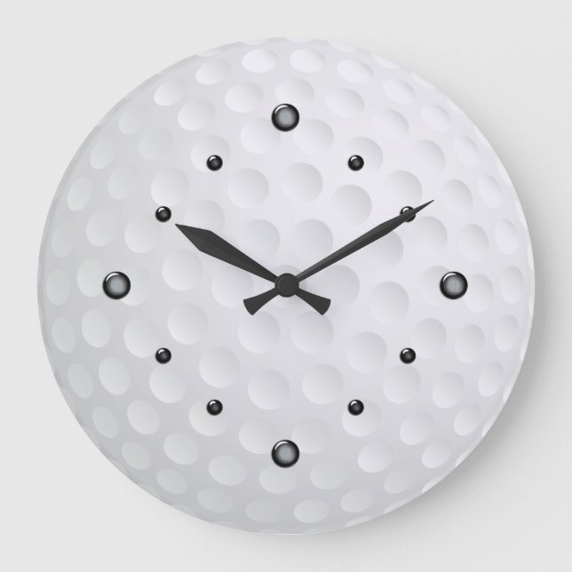 Horloge du mur de balle de golf (Recto)