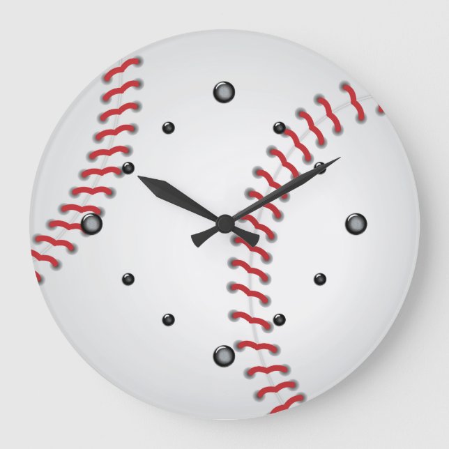 Horloge Du Mur De Baseball (Recto)