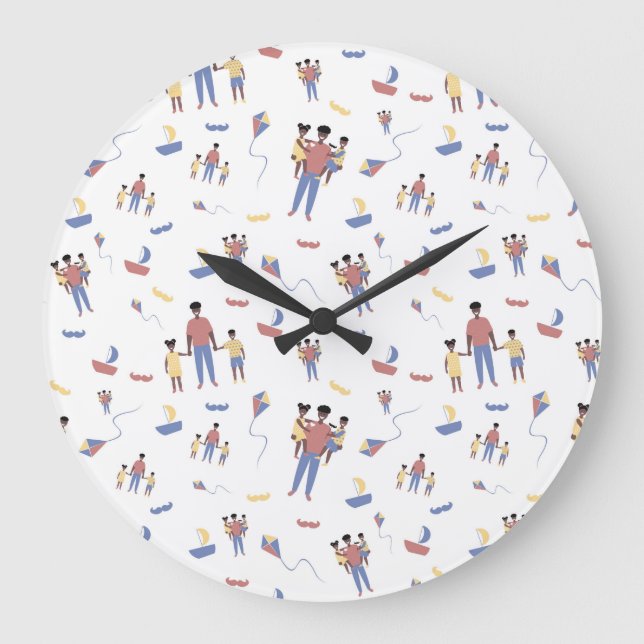 Horloge du mur de fête des pères (Recto)