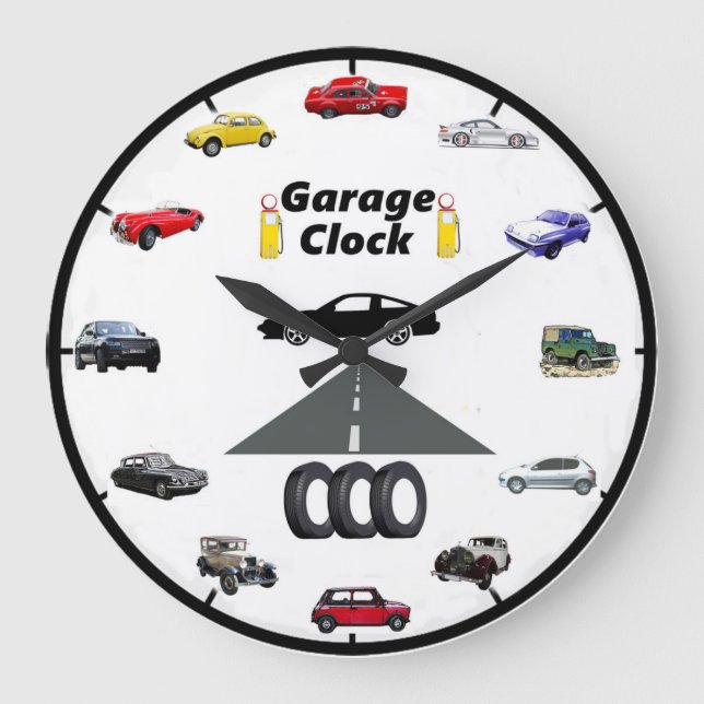 Horloge du mur de garage (Recto)