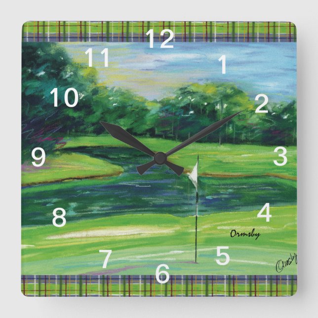 horloge du mur de golf (Recto)