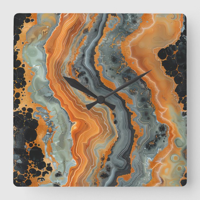 Horloge du mur de la géographie (Recto)