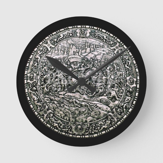 HORLOGE DU MUR DE LA GUERRE MÉDIÉVALE (Recto)