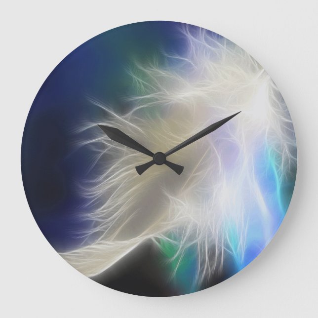 Horloge du mur de la plume d'angle (Recto)