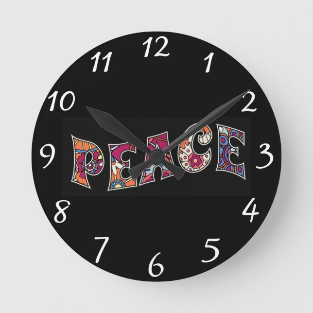 Horloge du mur de paix (Recto)
