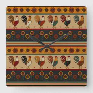 Horloge du mur de pays personnalisé