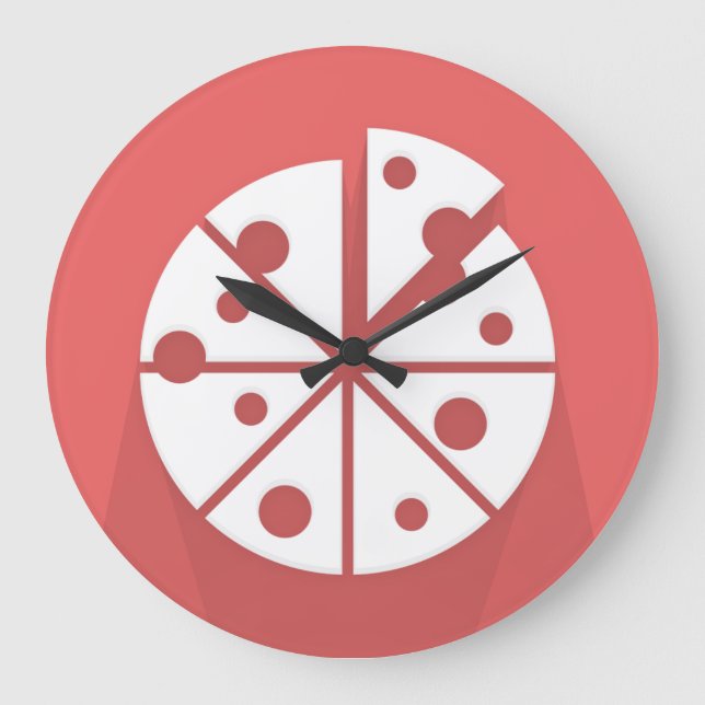 HORLOGE DU MUR DE PIZZA (Recto)