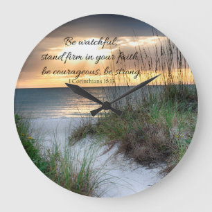 Horloge du mur de plage