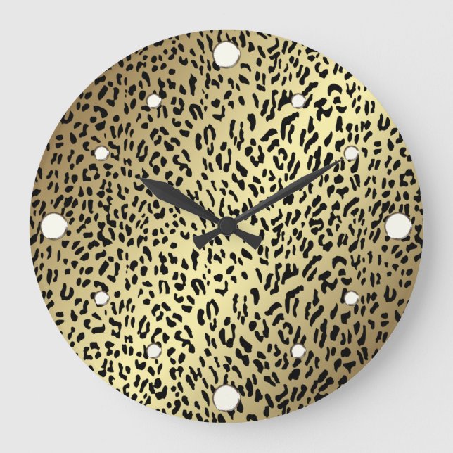 Horloge du mur d'impression Jaguar (Recto)