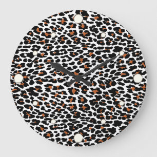 Horloge du mur d'impression Jaguar