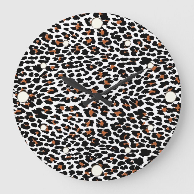 Horloge du mur d'impression Jaguar (Recto)
