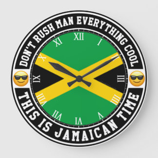 Horloge du mur horaire jamaïcain