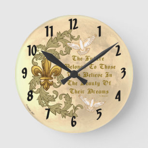 Horloge du nom personnalisé Future Dreams