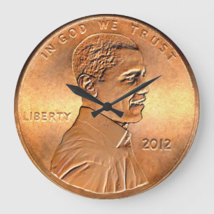 Horloge du penny 2012 d'Obama