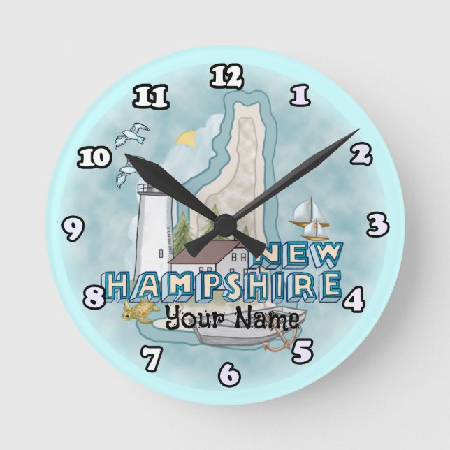 Horloge du phare du New Hampshire (Recto)