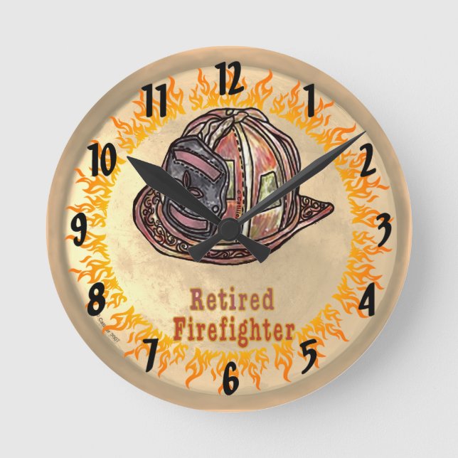 Horloge du pompier à la retraite (Recto)