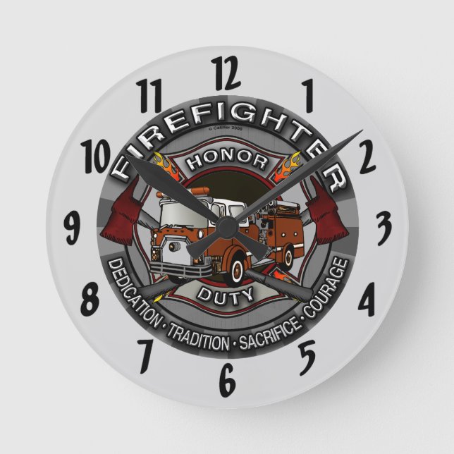 Horloge du pompier d'honneur (Recto)
