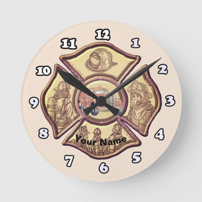 Horloge du pompier Maltese Cross (Recto)