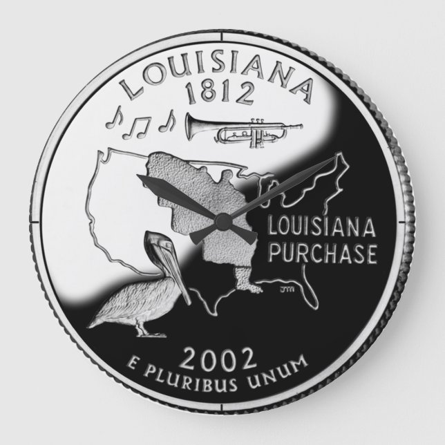 Horloge du quartier d'état de Faux Louisiana (Recto)