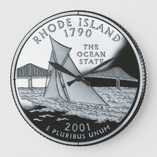 Horloge du quartier d'état de Faux Rhode Island (Recto)
