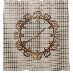 Horloge du rideau de douche