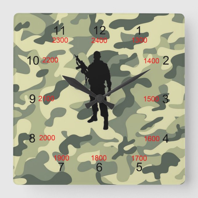 Horloge du Soldat Camel Militaire (Recto)