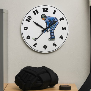 Horloge du temps de hockey sur glace