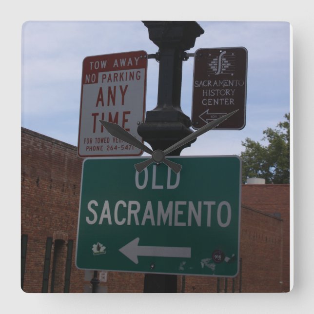 Horloge du vieux Sacramento (Recto)