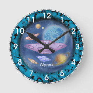 Horloge du voyage en navette spatiale