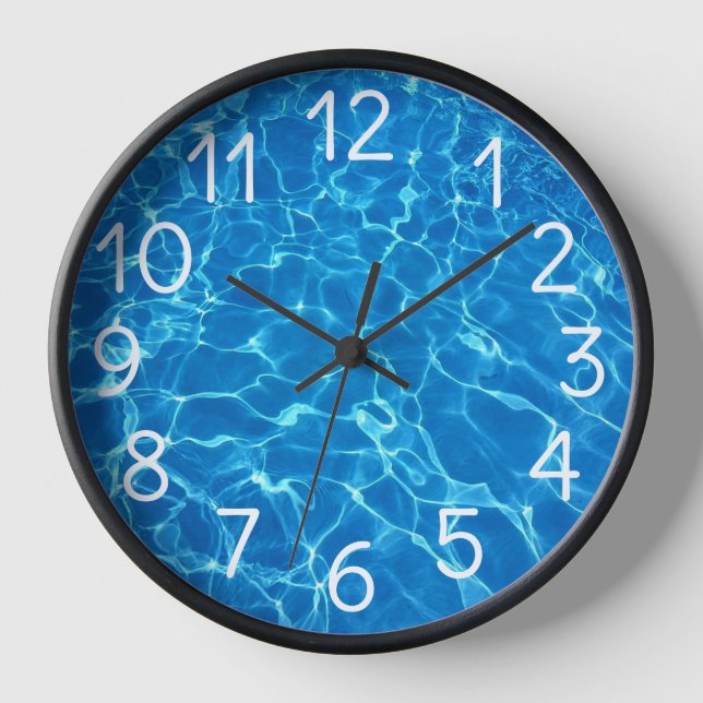 Horloge Eau De La Piscine (Recto)