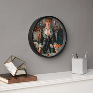 Horloge Édouard Manet Un bar aux Folies-Bergère