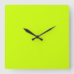 Horloge électrique de la chaux verte