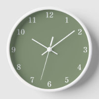 Élégante Montre Minimaliste De Sage Vert